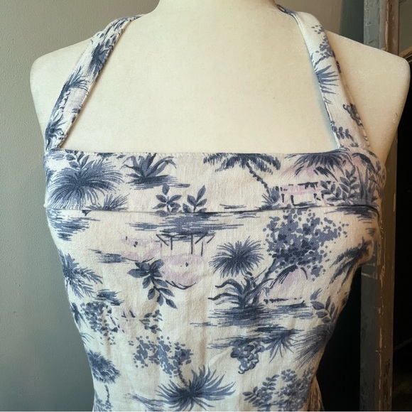 A&F Linen Blend Mini Dress - Picture 5 of 6